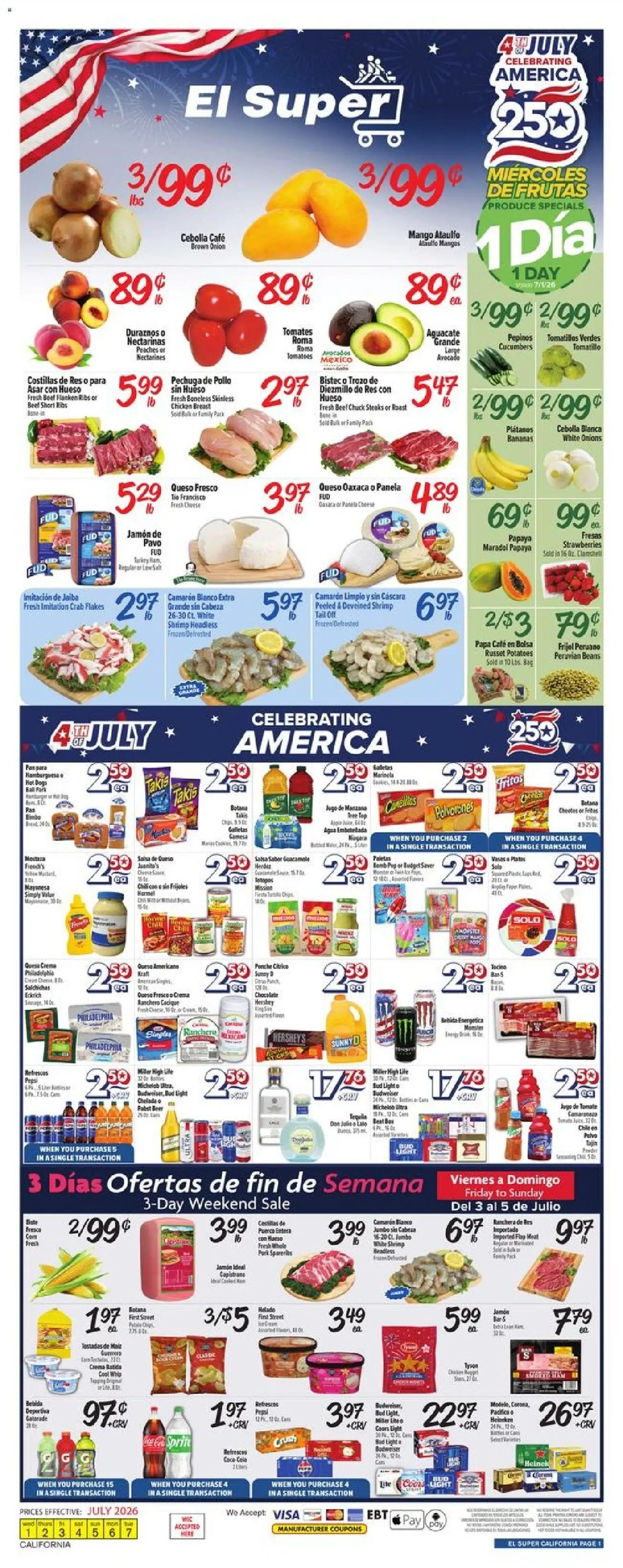 El Super Weekly Ad from 07/01/2026 >> Flyer