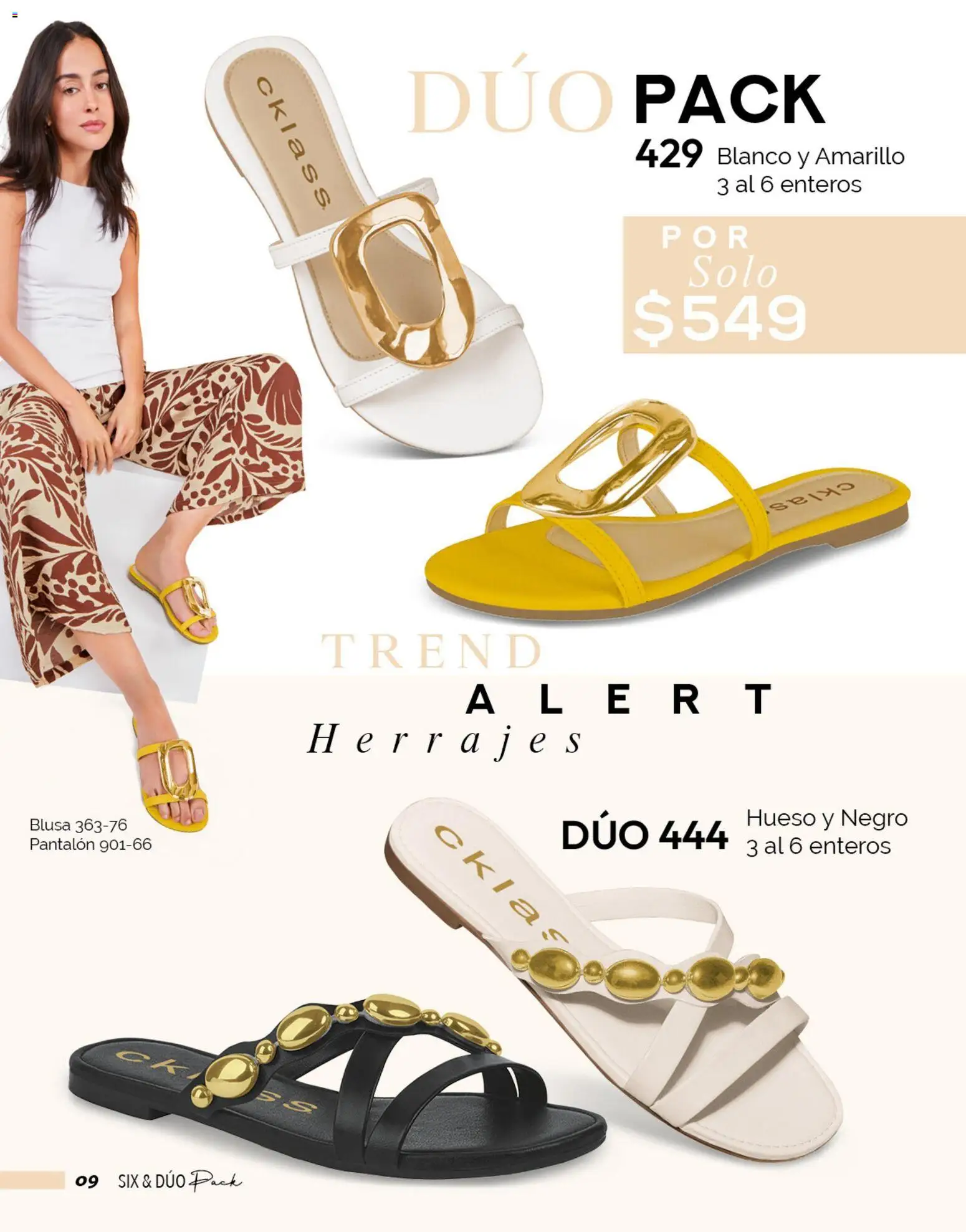 Vista previa las ofertas de la tienda Cklass - Catálogo Six & Dúo pack desde el 02/01/2026 - Blusa