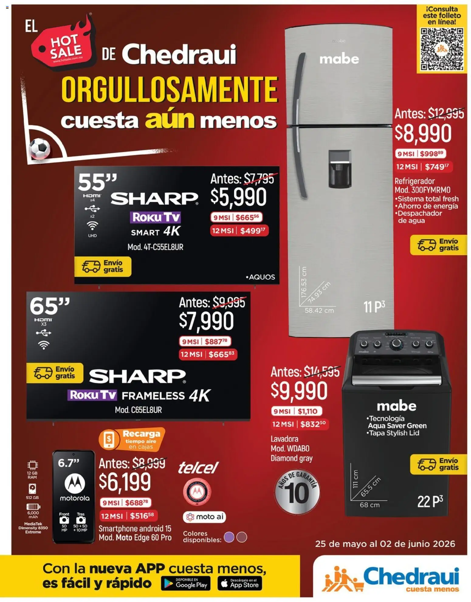 Vista previa las ofertas de la tienda Chedraui - Chedraui Hot Sale desde el 25/05/2026 