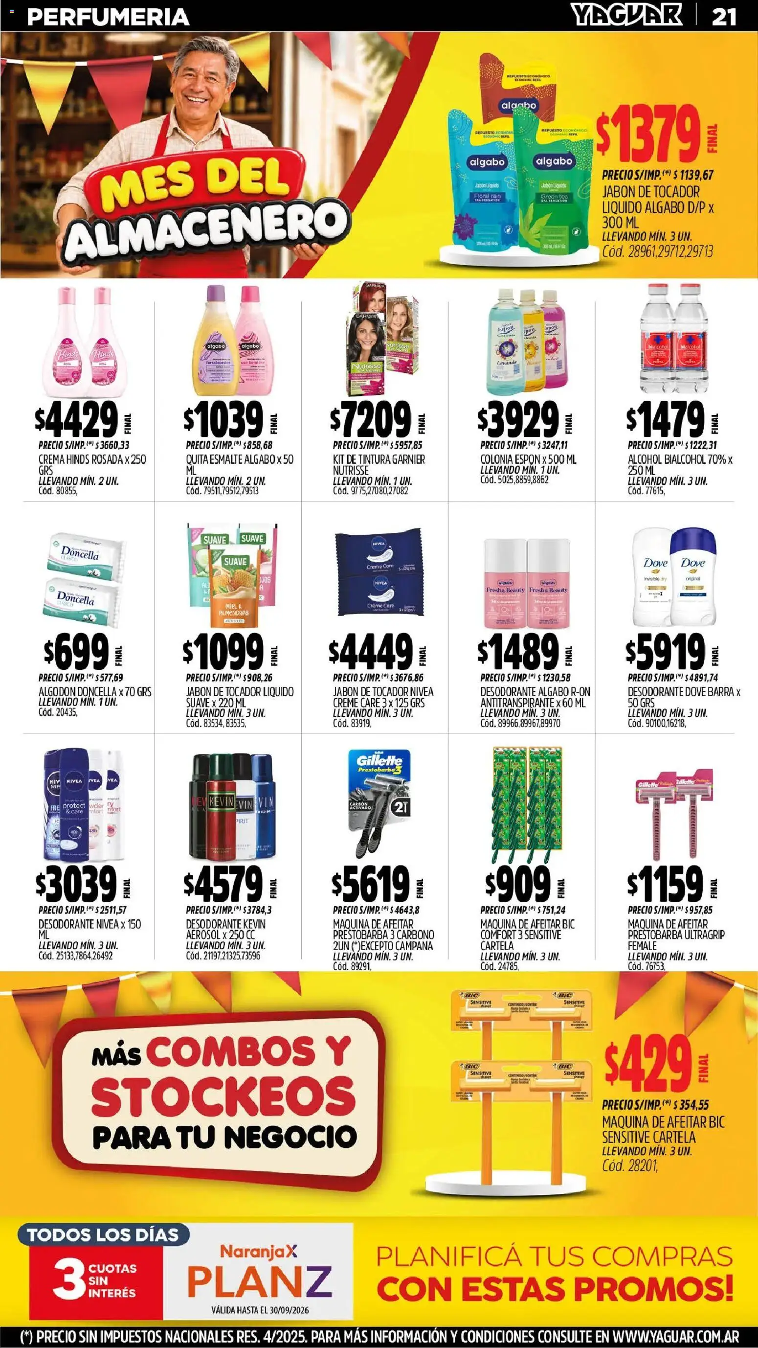 Vista previa del folleto de la tienda Yaguar válido desde el 31/08/2026 