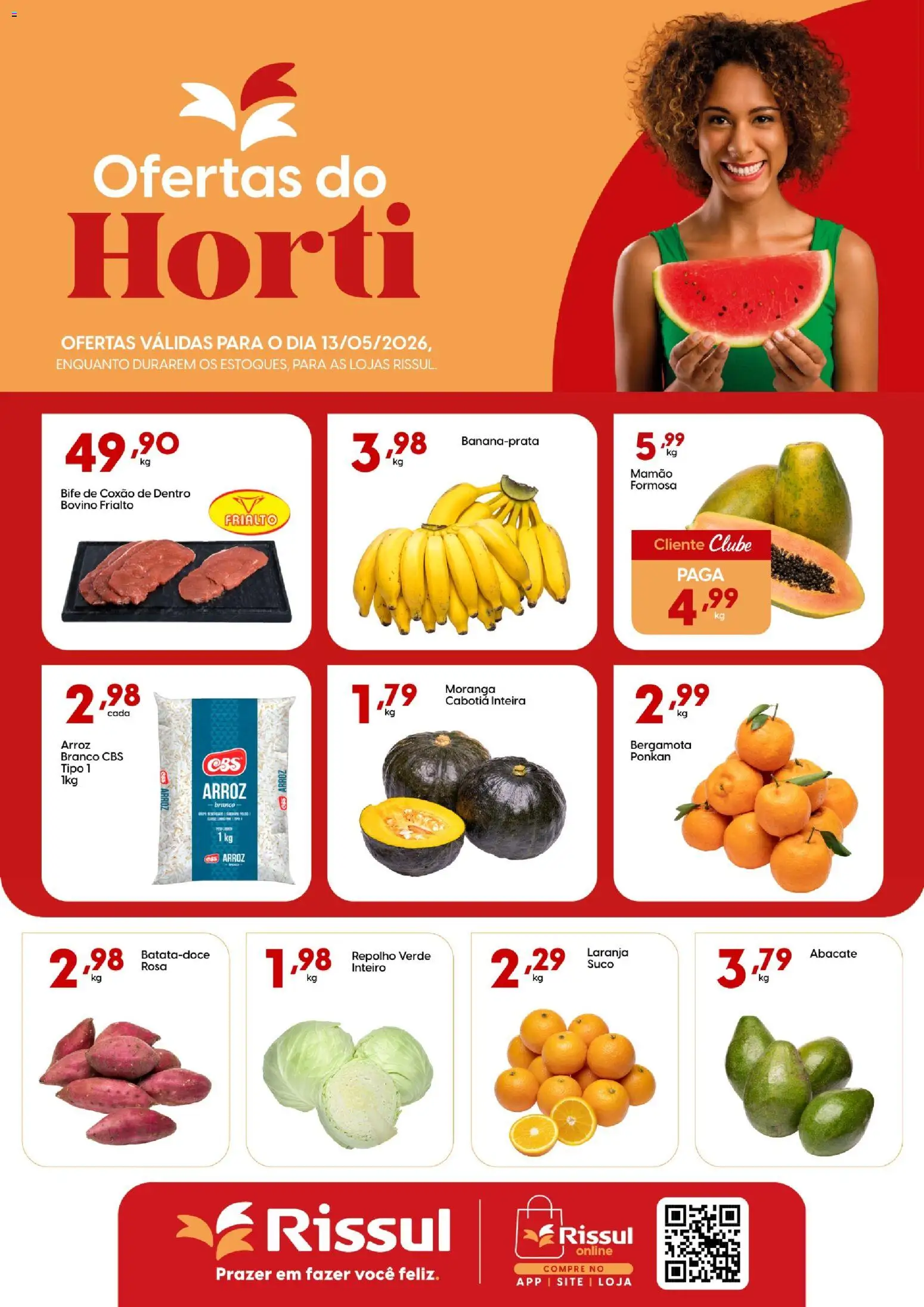 Pré-Visualização do folheto "Rissul ofertas Quarta do Horti" da loja Rissul válido a partir de 13/05/2026
