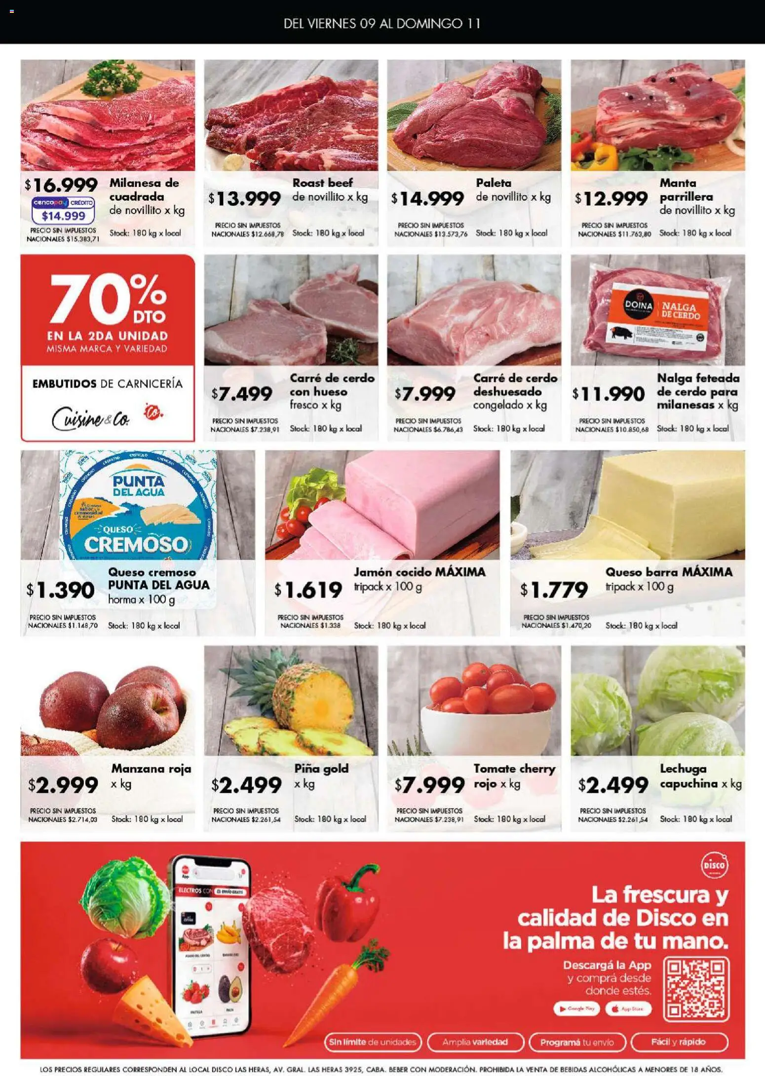 Vista previa del folleto de la tienda Disco válido desde el 09/10/2026 