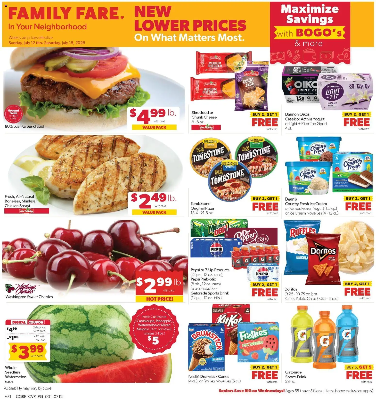 Ad Preview of Family Fare Family Fare Weekly Ad from 07/12/2026