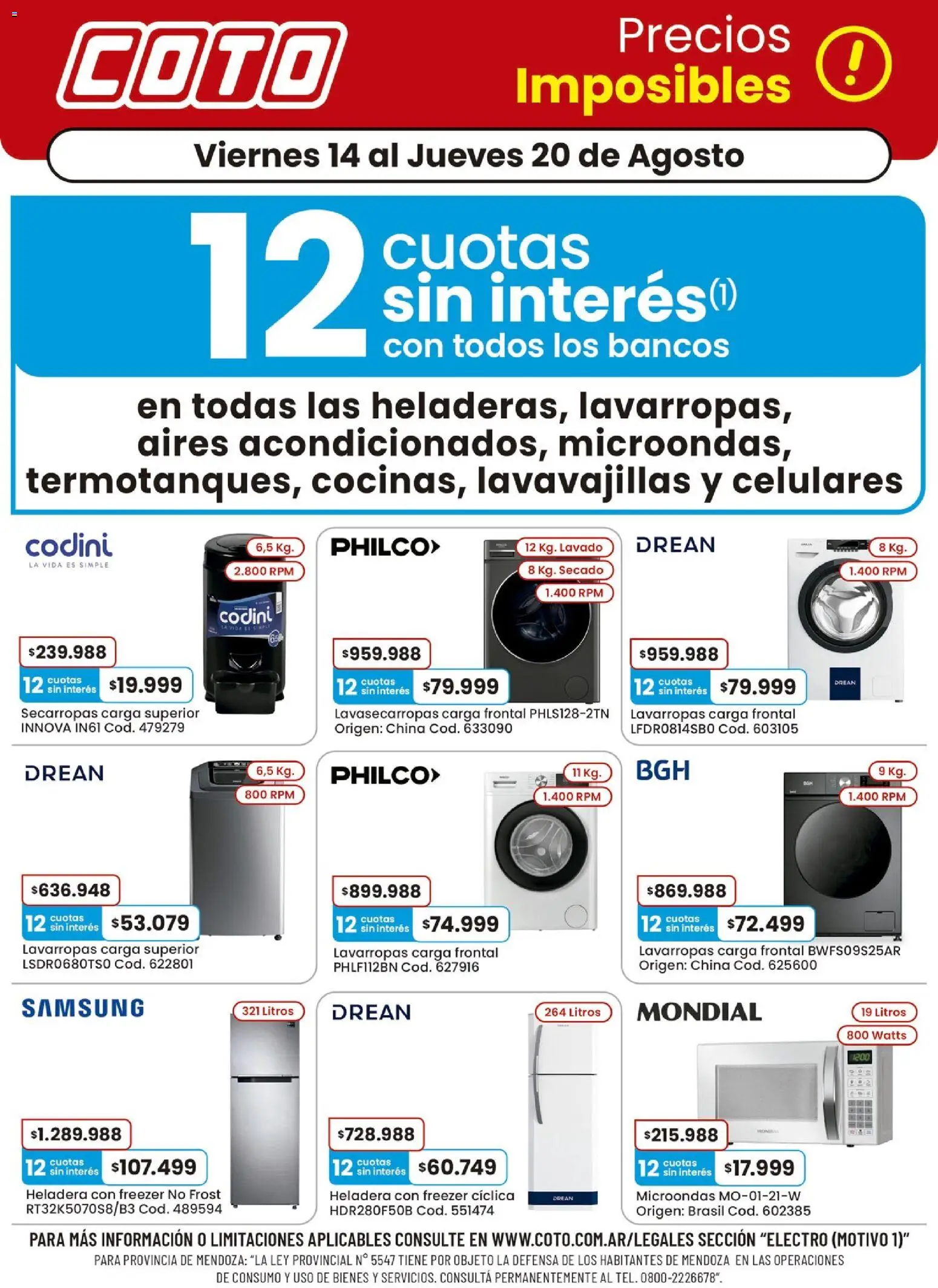 Vista previa del folleto de la tienda Coto válido desde el 14/08/2026 