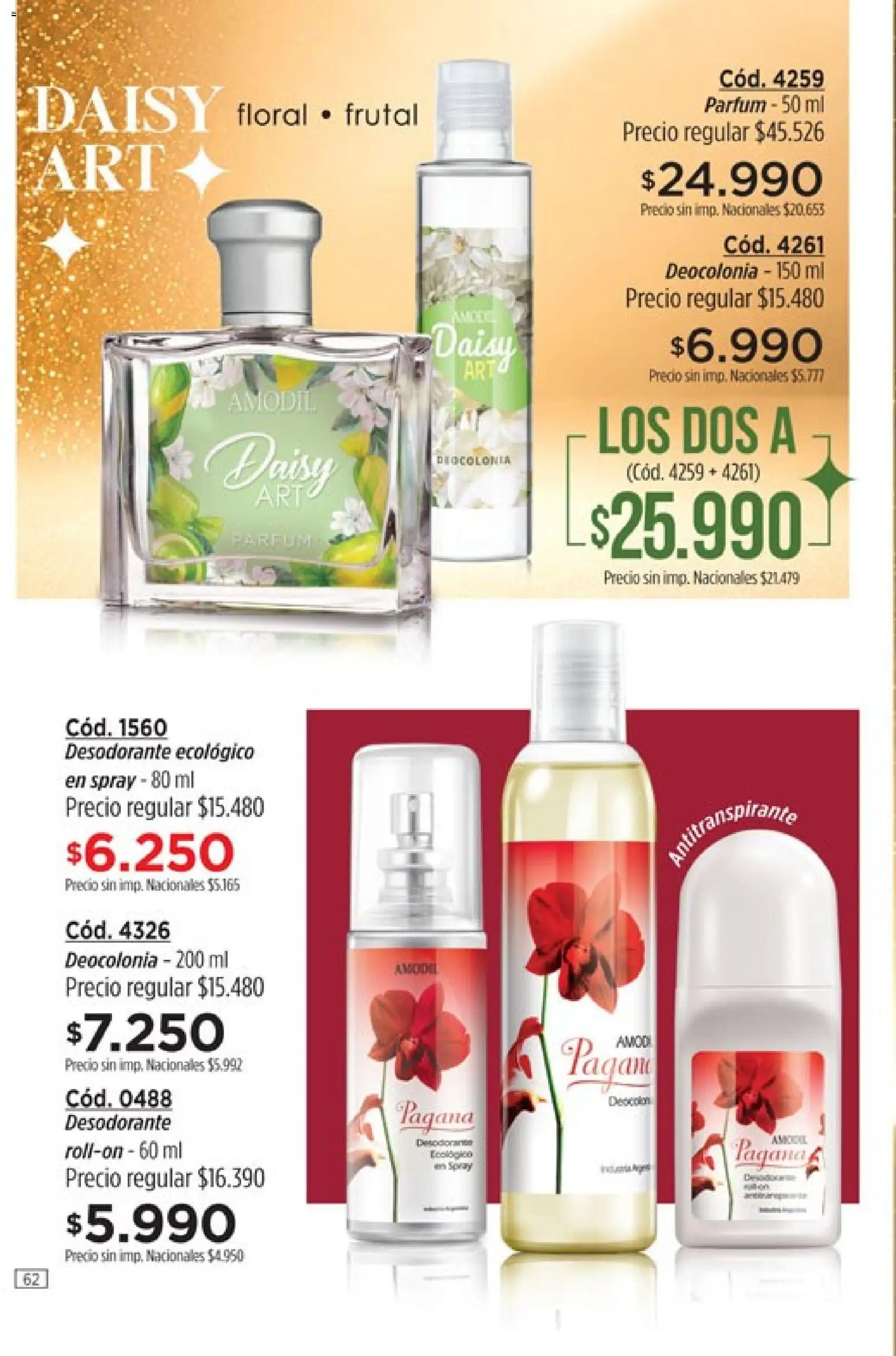Vista previa del folleto de la tienda Amodil válido desde el 01/10/2026 - Desodorante