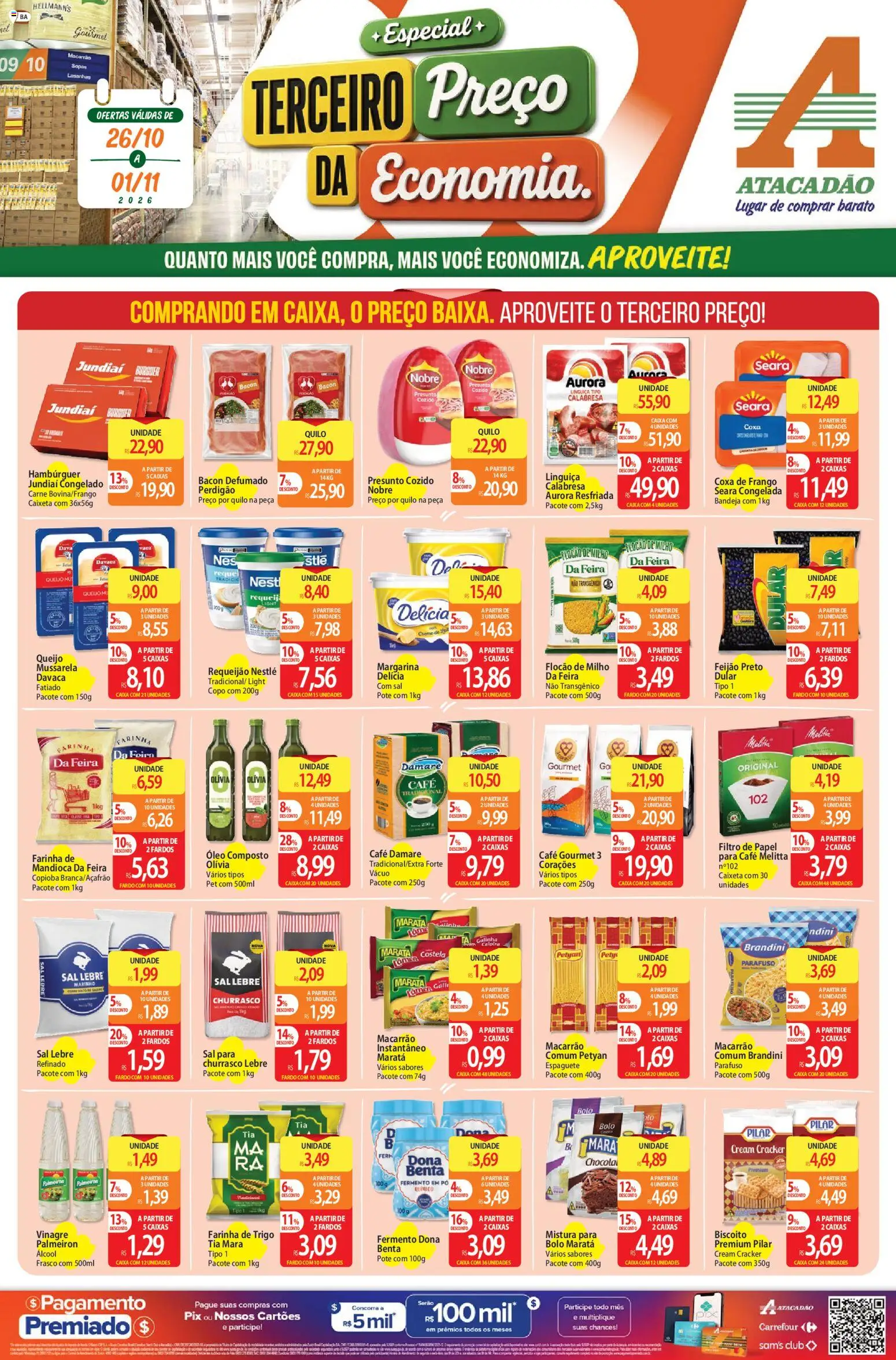 Pré-Visualização do folheto "Atacadão ofertas - BA" da loja Atacadão válido a partir de 26/10/2026
