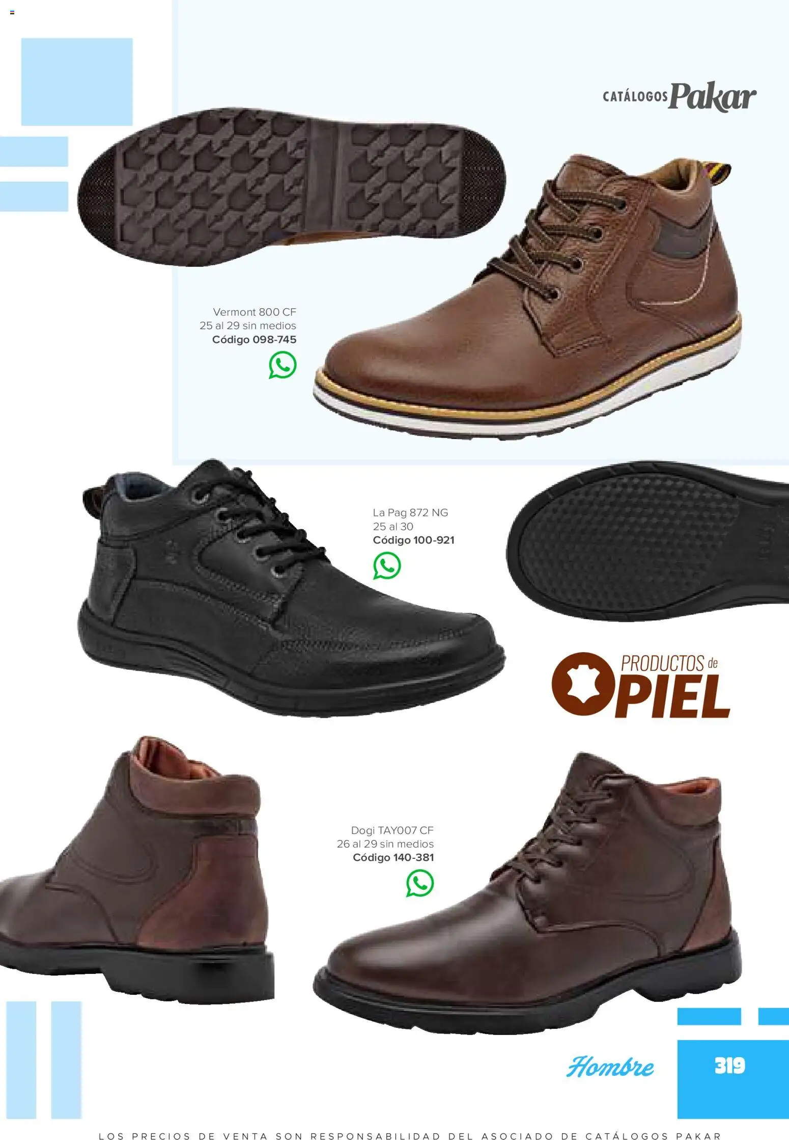 Vista previa las ofertas de la tienda SC Pakar - Catálogo Hombre desde el 30/01/2026 