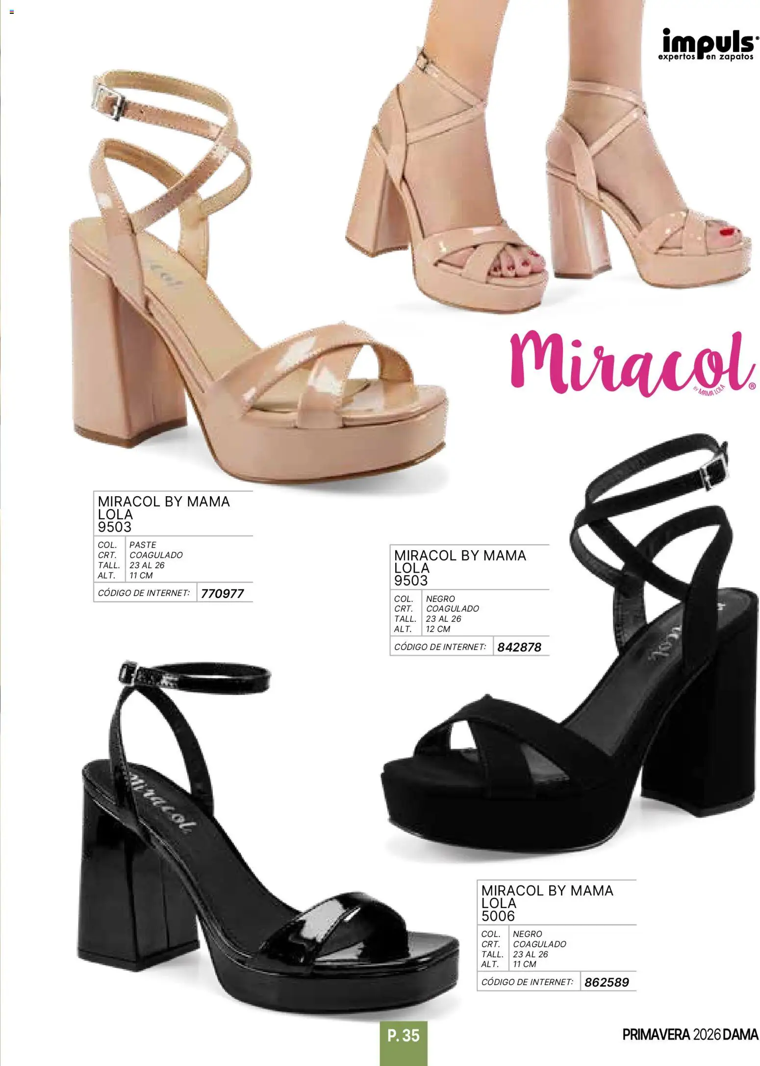 Vista previa las ofertas de la tienda Impuls - Catálogo Primavera desde el 01/01/2026 - Zapatos