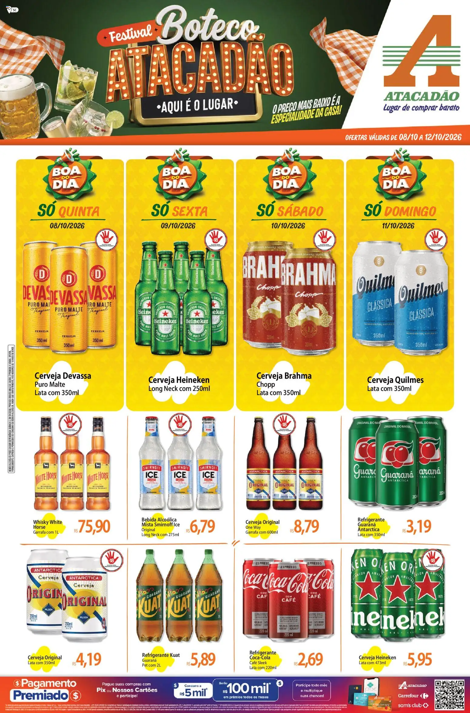 Pré-Visualização do folheto "Atacadão ofertas - SC" da loja Atacadão válido a partir de 08/10/2026