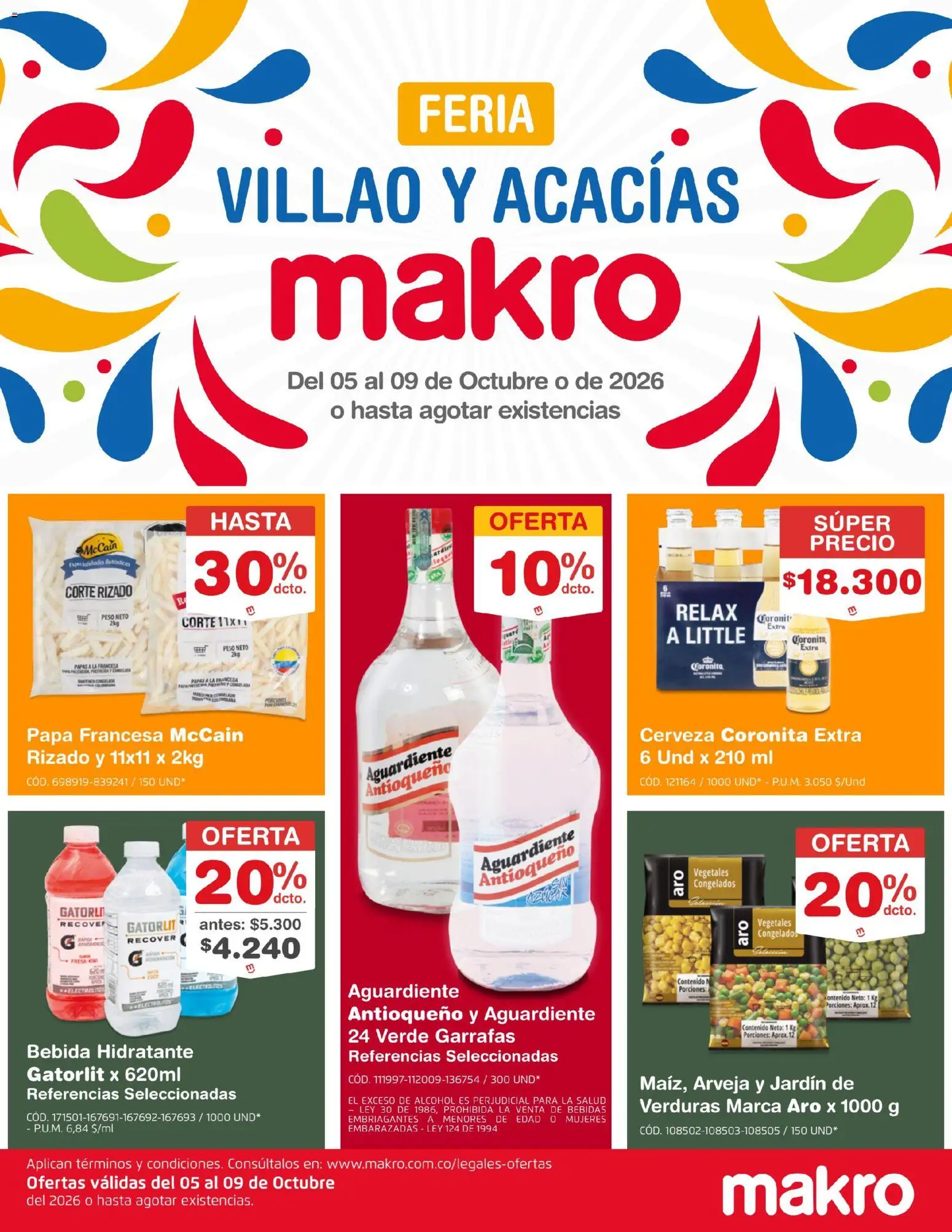  Vista previa del prospecto Makro catálogo Feria Villao del almacen Makro válida del 05/10/2026 al 09/10/2026