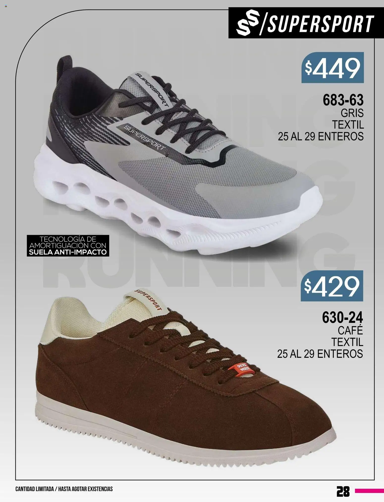 Vista previa las ofertas de la tienda Cklass - Catálogo Especial Supersport Caballero desde el 08/01/2026 - Café