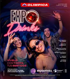  Vista previa del prospecto Olímpica catálogo Ofertas Feria Expodrinks 2026 del almacen Olímpica válida del 15/10/2026 al 15/11/2026