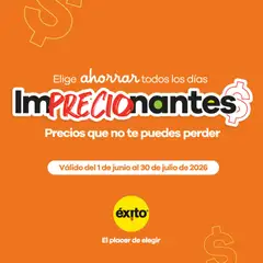  Vista previa del prospecto Éxito - Catálogo del almacen Éxito válida del 01/06/2026 al 
