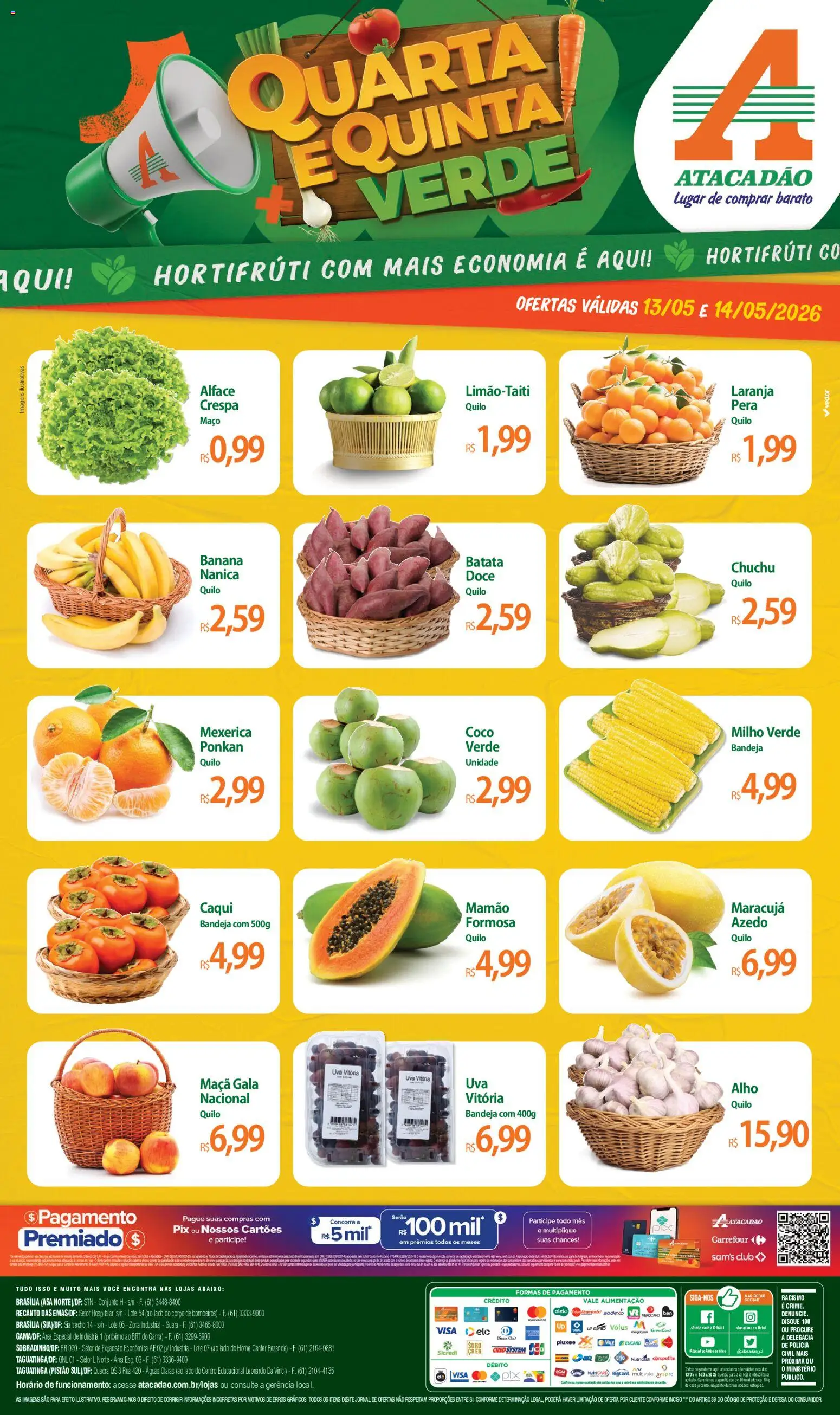 Pré-Visualização do folheto "Atacadão ofertas - DF" da loja Atacadão válido a partir de 13/05/2026