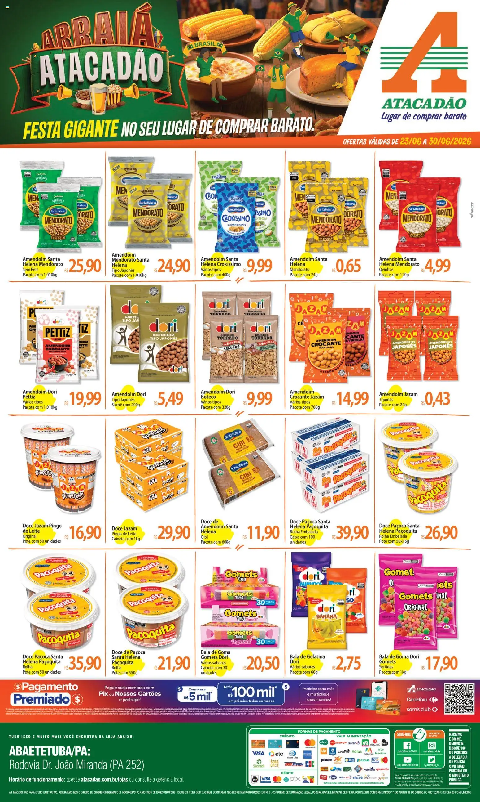 Pré-Visualização do folheto "Atacadão ofertas - PA" da loja Atacadão válido a partir de 23/06/2026