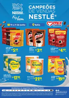 Pré-Visualização do folheto "Mateus ofertas Especial Nestle" da loja Mateus válido a partir de 19/06/2026
