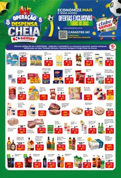 Pré-Visualização do folheto "Semar Supermercado ofertas Despensa Cheia" da loja Semar Supermercado válido a partir de 04/07/2026