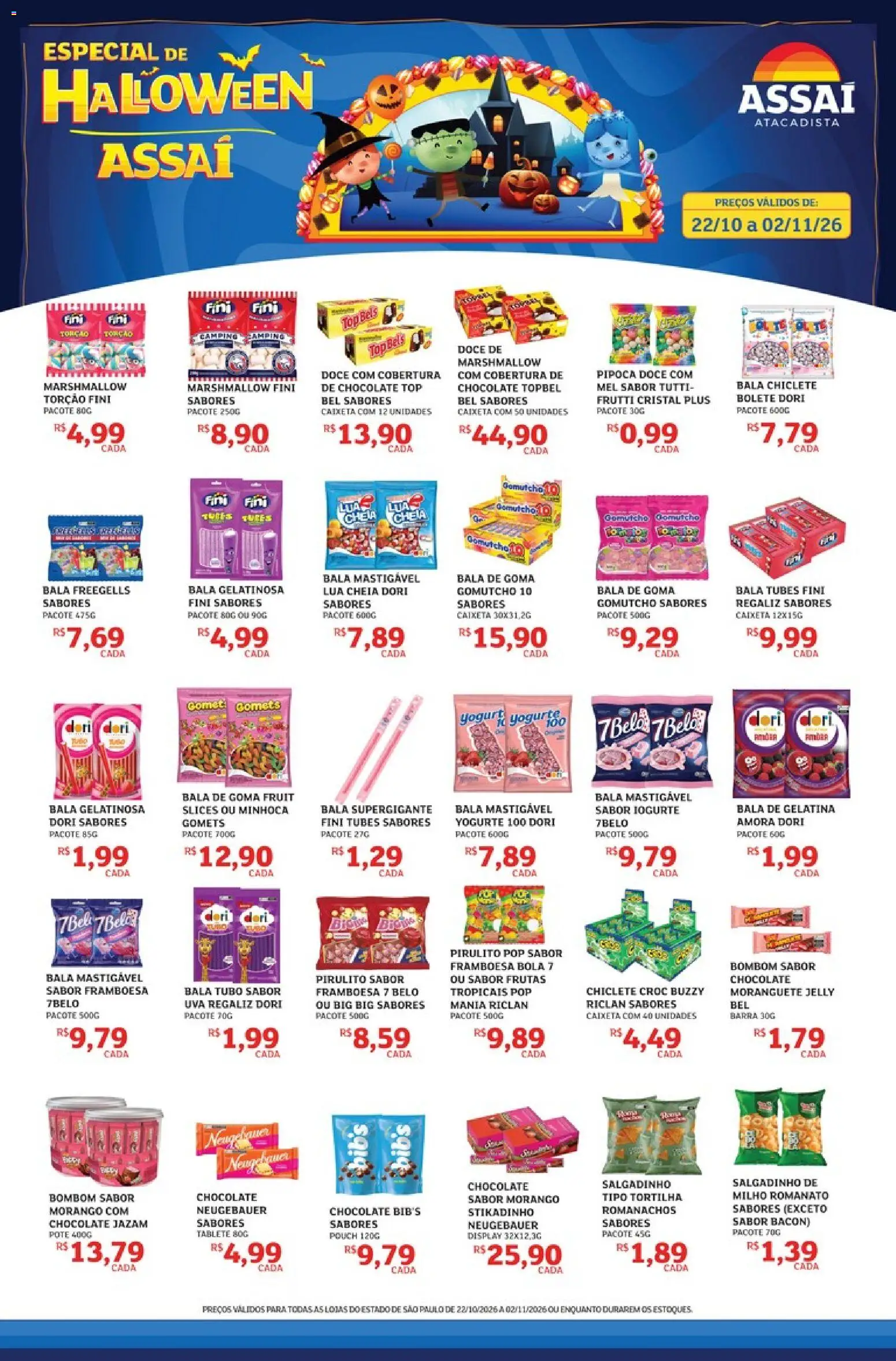 Pré-Visualização do folheto "Assaí Atacadista ofertas - SP" da loja Assaí Atacadista válido a partir de 22/10/2026