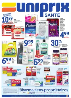 Preview of leaflet Uniprix - Uniprix Sante from shop Uniprix is valid from Oct 22, 2026