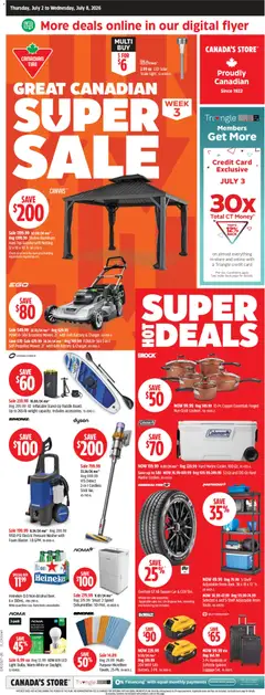 Preview of leaflet Canadian Tire weekly flyer from shop Canadian Tire is valid from Jul 02, 2026