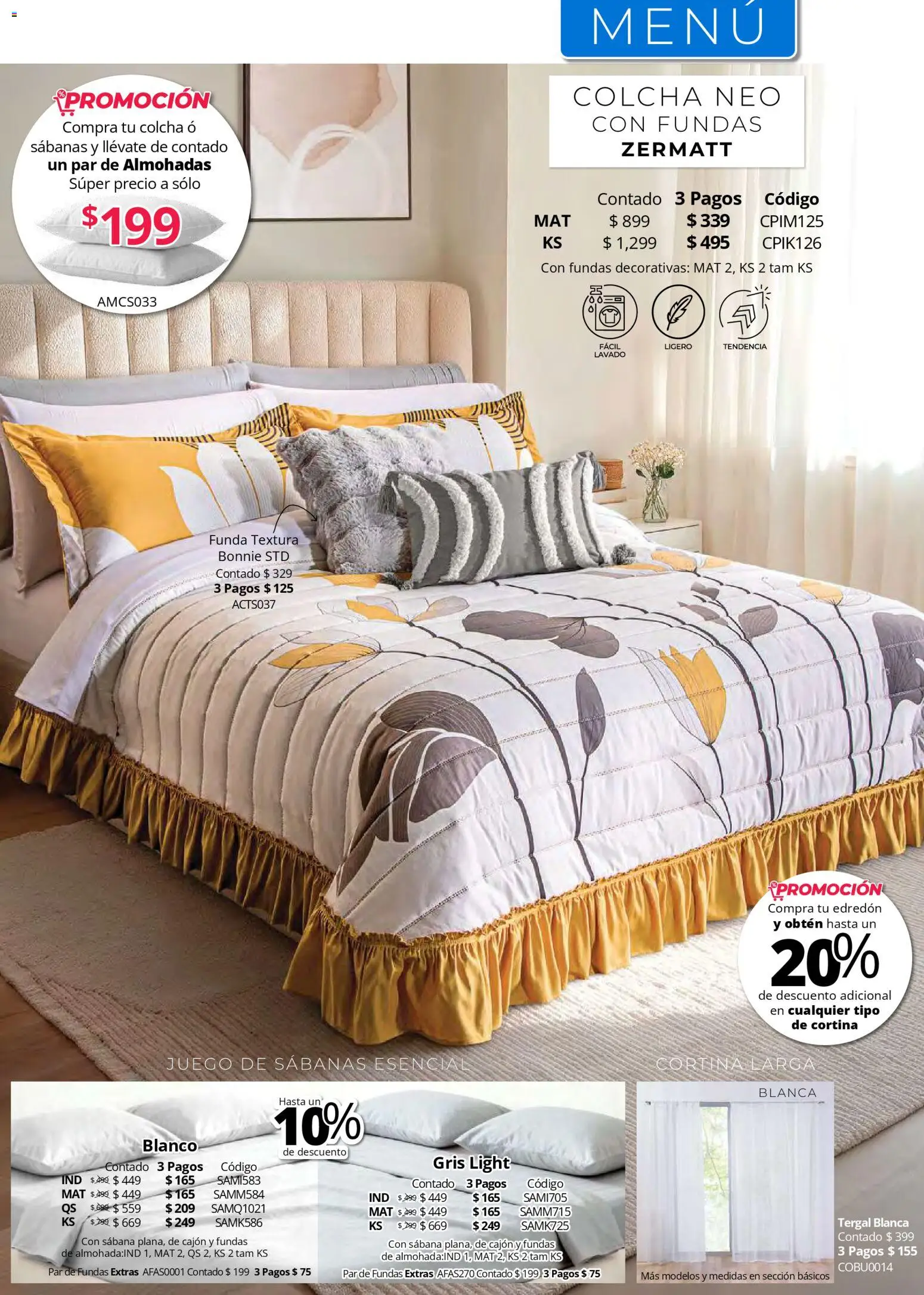 Vista previa las ofertas de la tienda Colchas Concord - Colchas Concord catálogo desde el 01/05/2026 