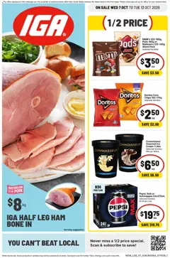 Preview of catalogue IGA catalogue NSW from shop IGA valid 07/10/2026