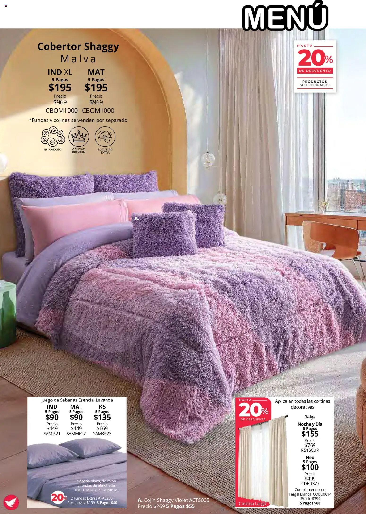 Vista previa las ofertas de la tienda Colchas Concord - Colchas Concord catálogo Colección Cobertor desde el 01/08/2026 