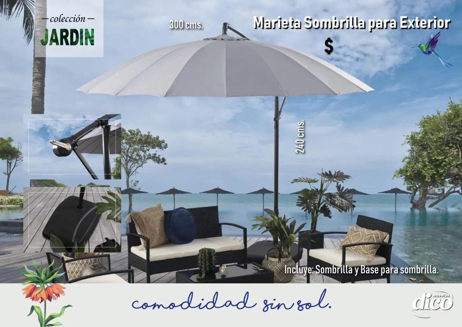 Vista previa las ofertas de la tienda Muebles Dico - Muebles Dico catálogo Coleccion Jardin desde el 14/04/2026 
