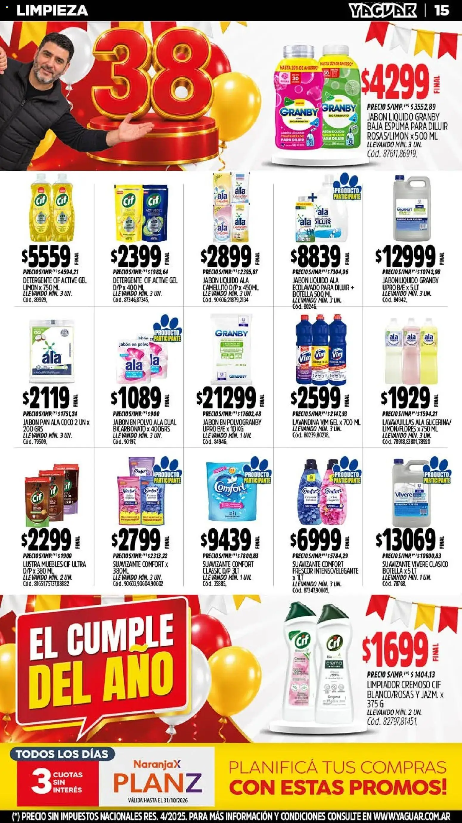 Vista previa del folleto de la tienda Yaguar válido desde el 19/10/2026 