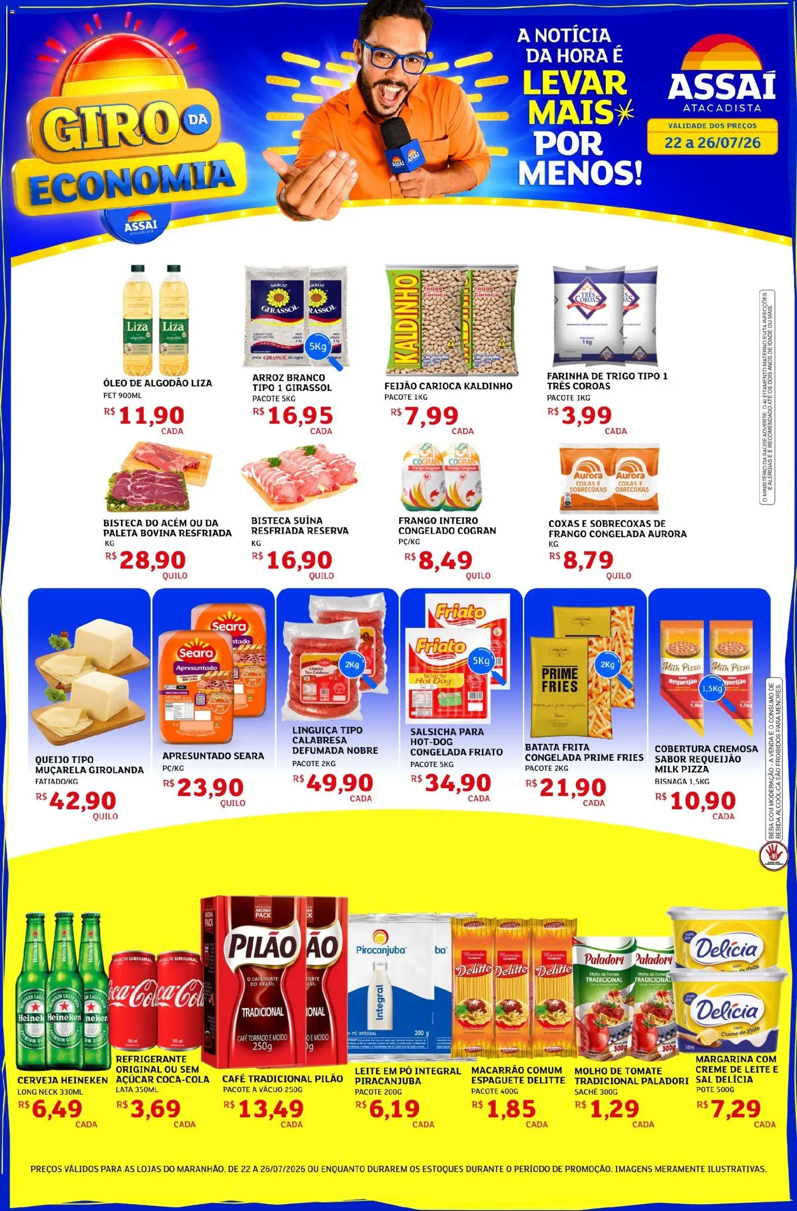 Pré-Visualização do folheto "Assaí Atacadista ofertas - MA" da loja Assaí Atacadista válido a partir de 22/07/2026