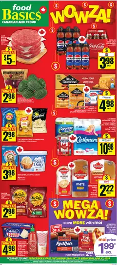 Un aperçu du dépliant Food Basics weekly flyer - Ajax du magasin Food Basics est valide à partir 28 mai 2026