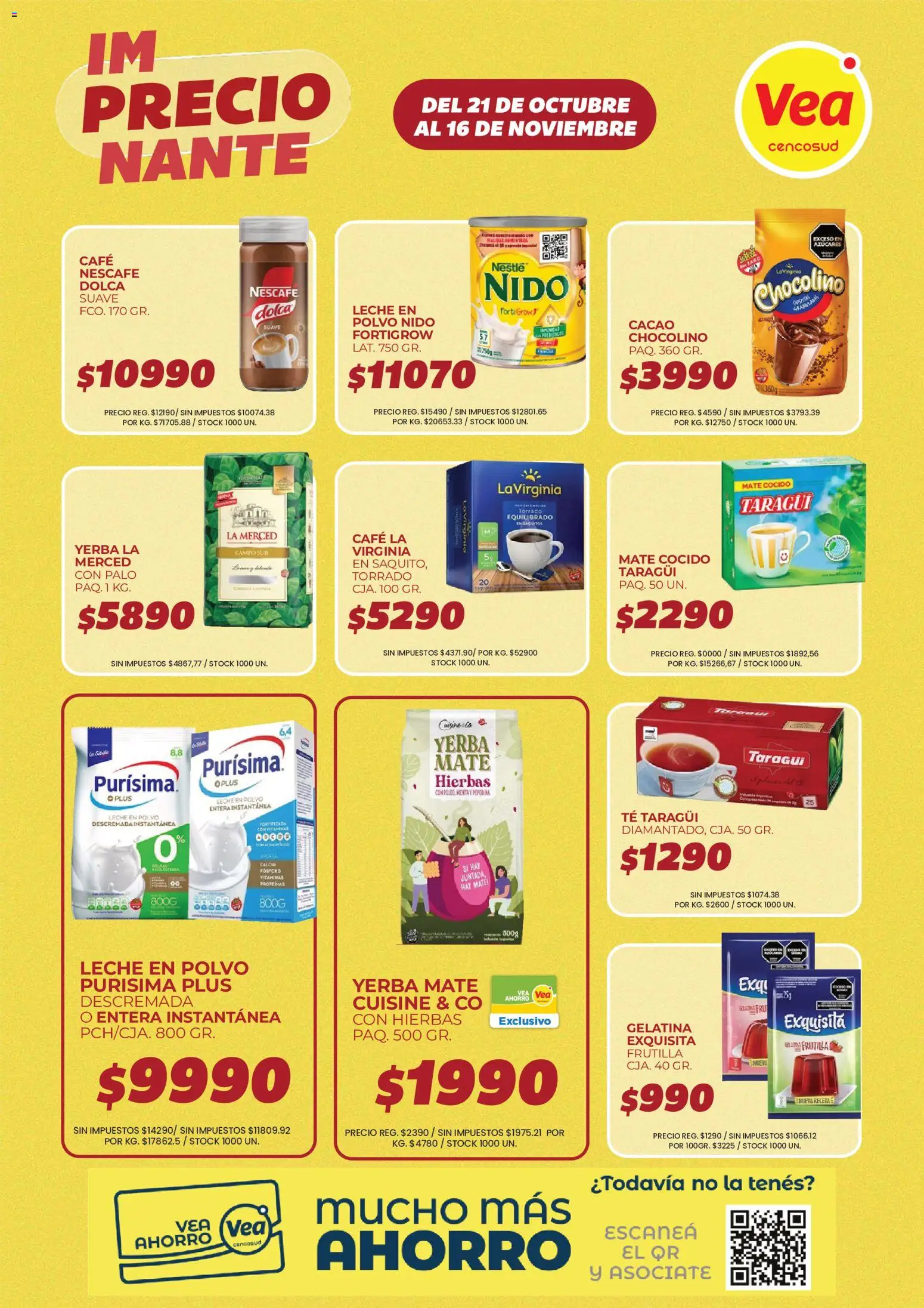 Vista previa del folleto de la tienda Vea válido desde el 21/10/2026 