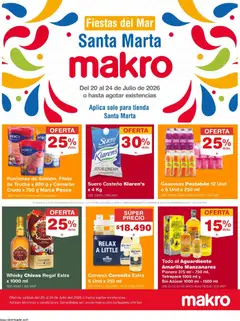  Vista previa del prospecto Makro catálogo santa marta del almacen Makro válida del 20/07/2026 al 