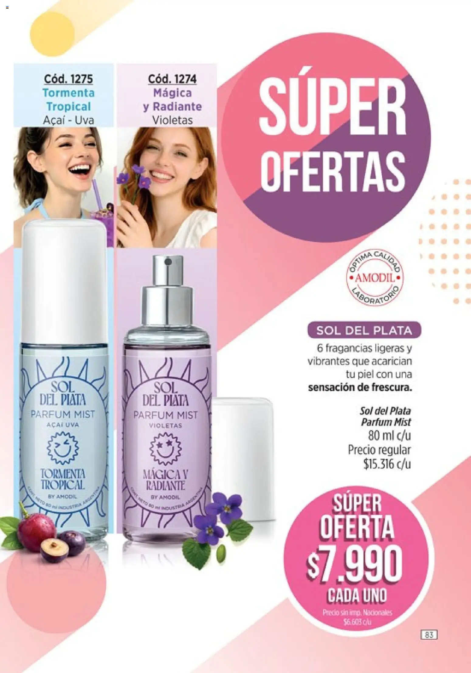 Vista previa del folleto de la tienda Amodil válido desde el 01/10/2026 - Uva, Radiante