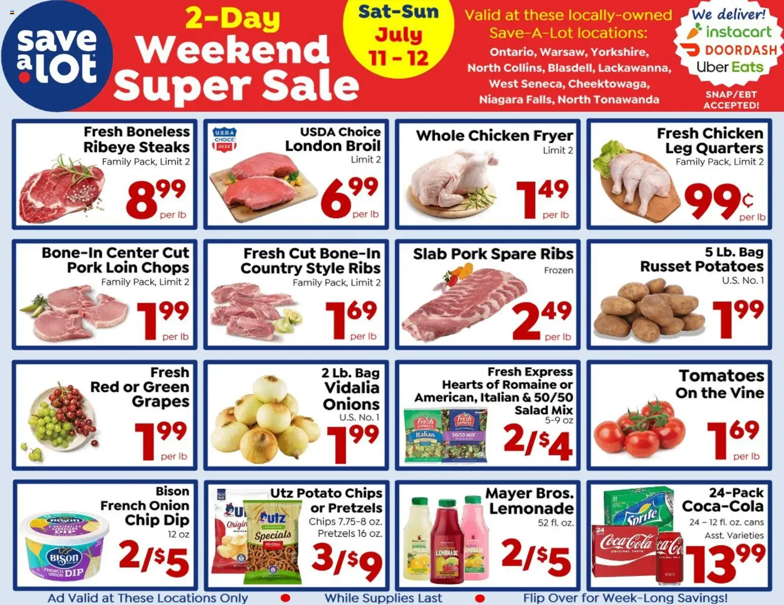 Ad Preview of Save a Lot Save a Lot Special Promotion from 07/11/2026