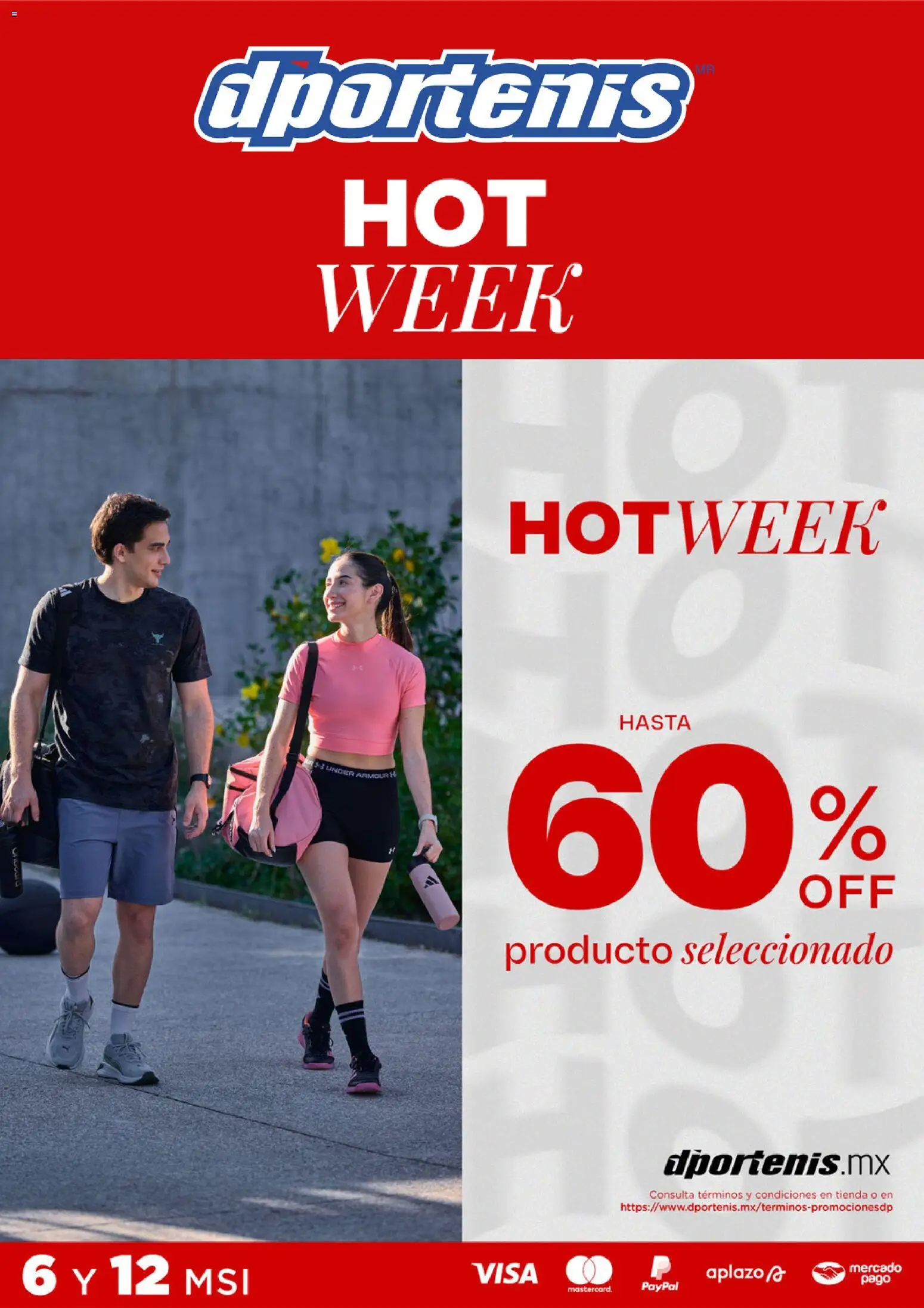 Vista previa las ofertas de la tienda Dportenis - Dportenis Hot Week desde el 18/05/2026 