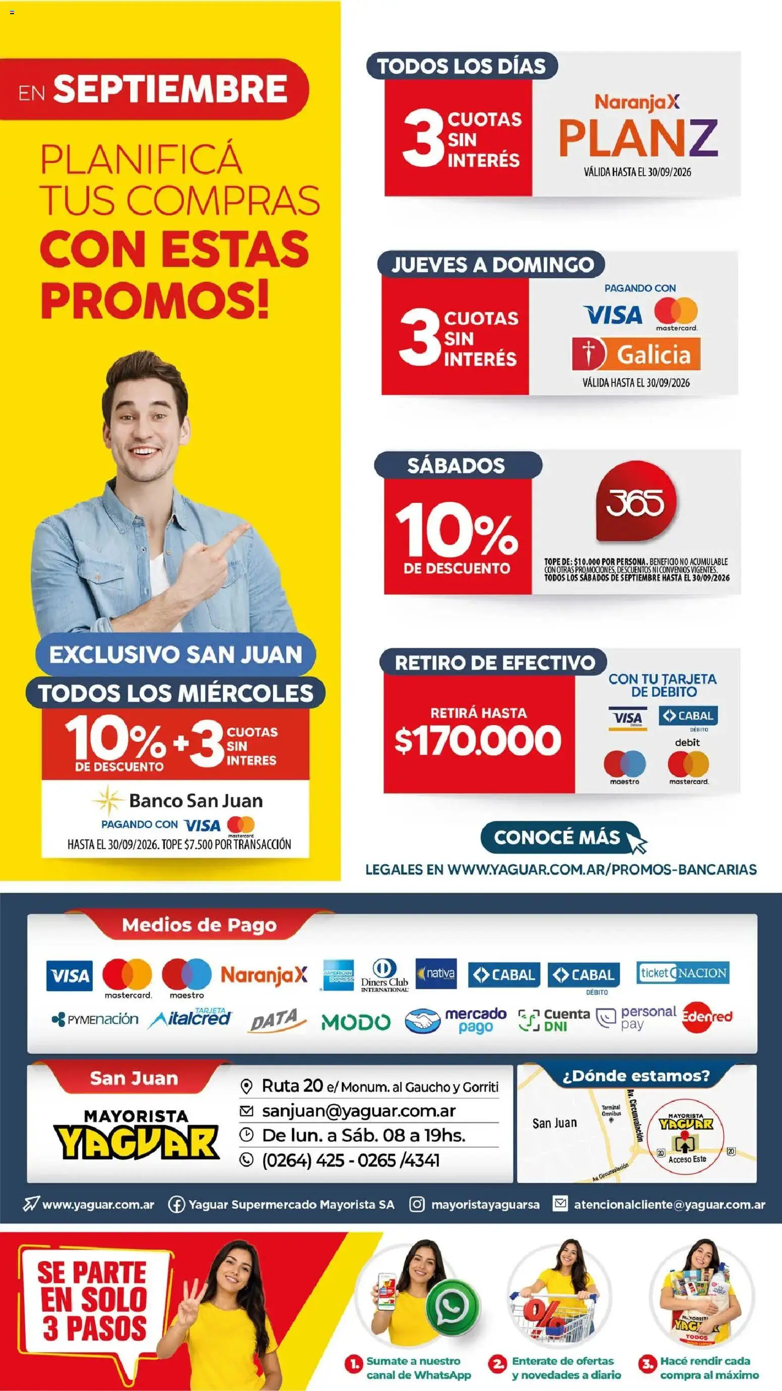 Vista previa del folleto de la tienda Yaguar válido desde el 31/08/2026 