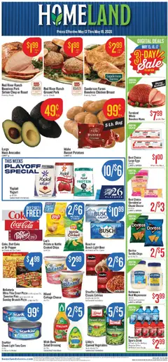 Ad Preview of Homeland Homeland Weekly Ad from 05/13/2026