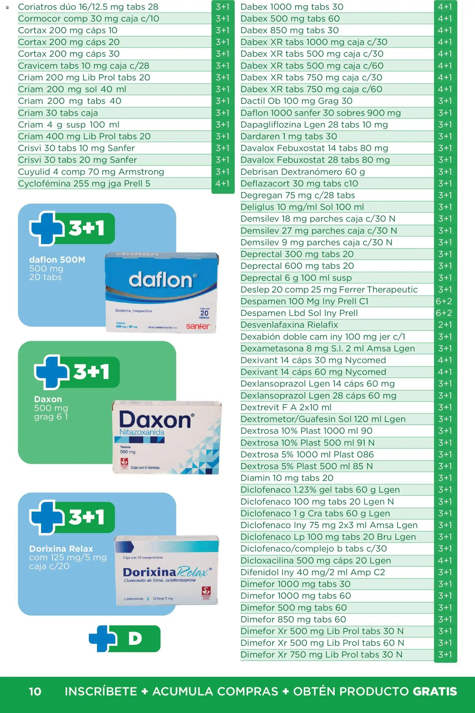 Vista previa las ofertas de la tienda Chedraui - Chedraui folleto Plan de farmacia desde el 01/07/2026 