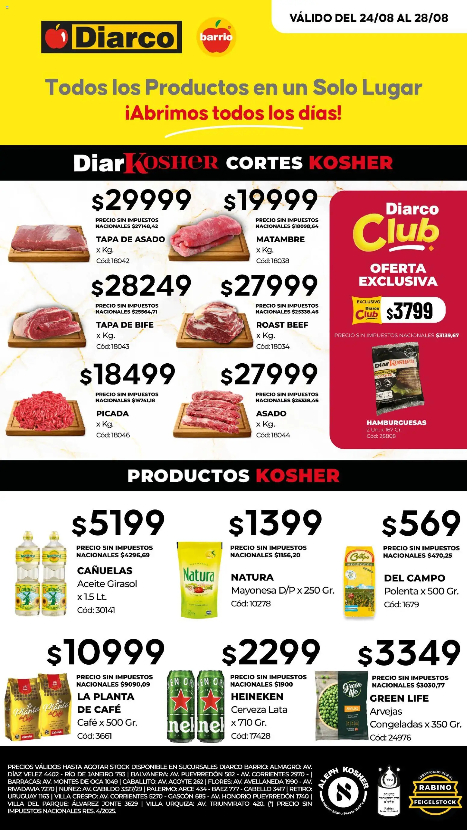 Vista previa del folleto de la tienda Diarco válido desde el 24/08/2026 