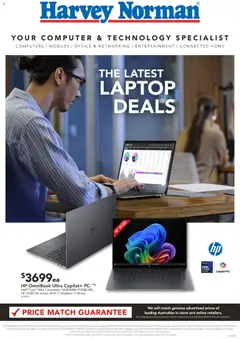 Preview of catalogue Harvey Norman The Latest Laptop Deals from shop Harvey Norman valid 22/09/2026