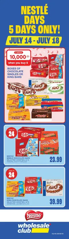 Preview of leaflet Wholesale Club weekly flyer / circulaire from shop Wholesale Club is valid from Jul 16, 2026