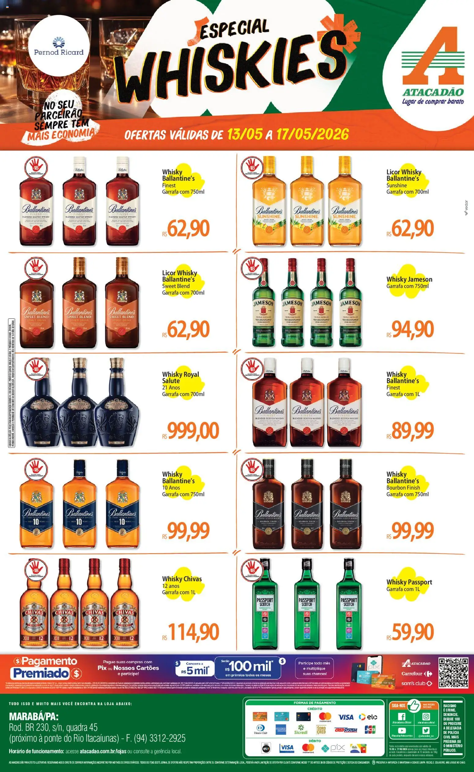 Pré-Visualização do folheto "Atacadão ofertas - PA" da loja Atacadão válido a partir de 13/05/2026