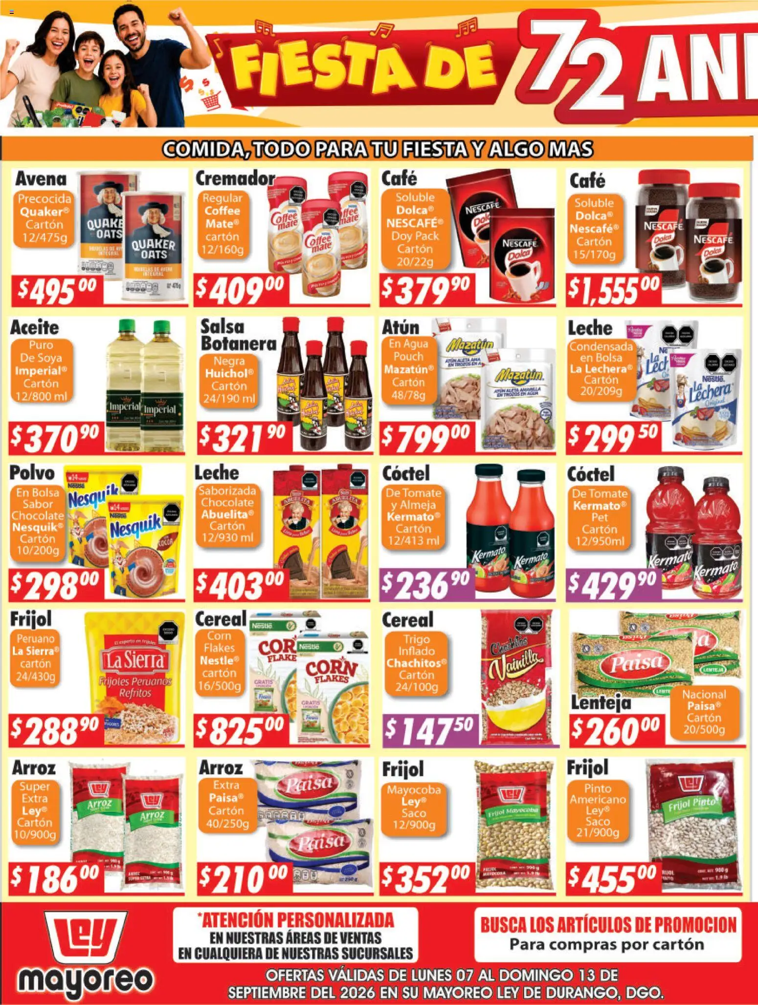 Vista previa las ofertas de la tienda Casa Ley - Casa Ley folleto desde el 07/09/2026 
