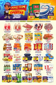 Pré-Visualização do folheto "Violeta Supermercados - Ofertas da semana" da loja Violeta Supermercados válido a partir de 29/08/2026