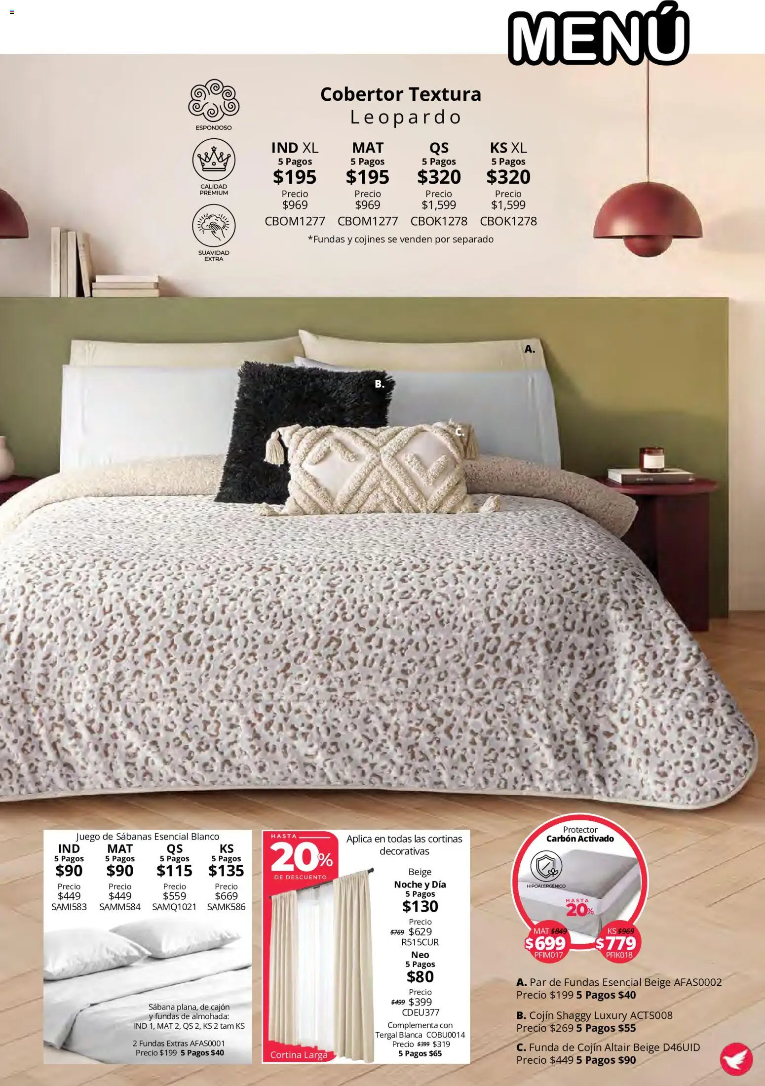 Vista previa las ofertas de la tienda Colchas Concord - Colchas Concord catálogo Colección Cobertor Calor de Hogar desde el 15/10/2026 