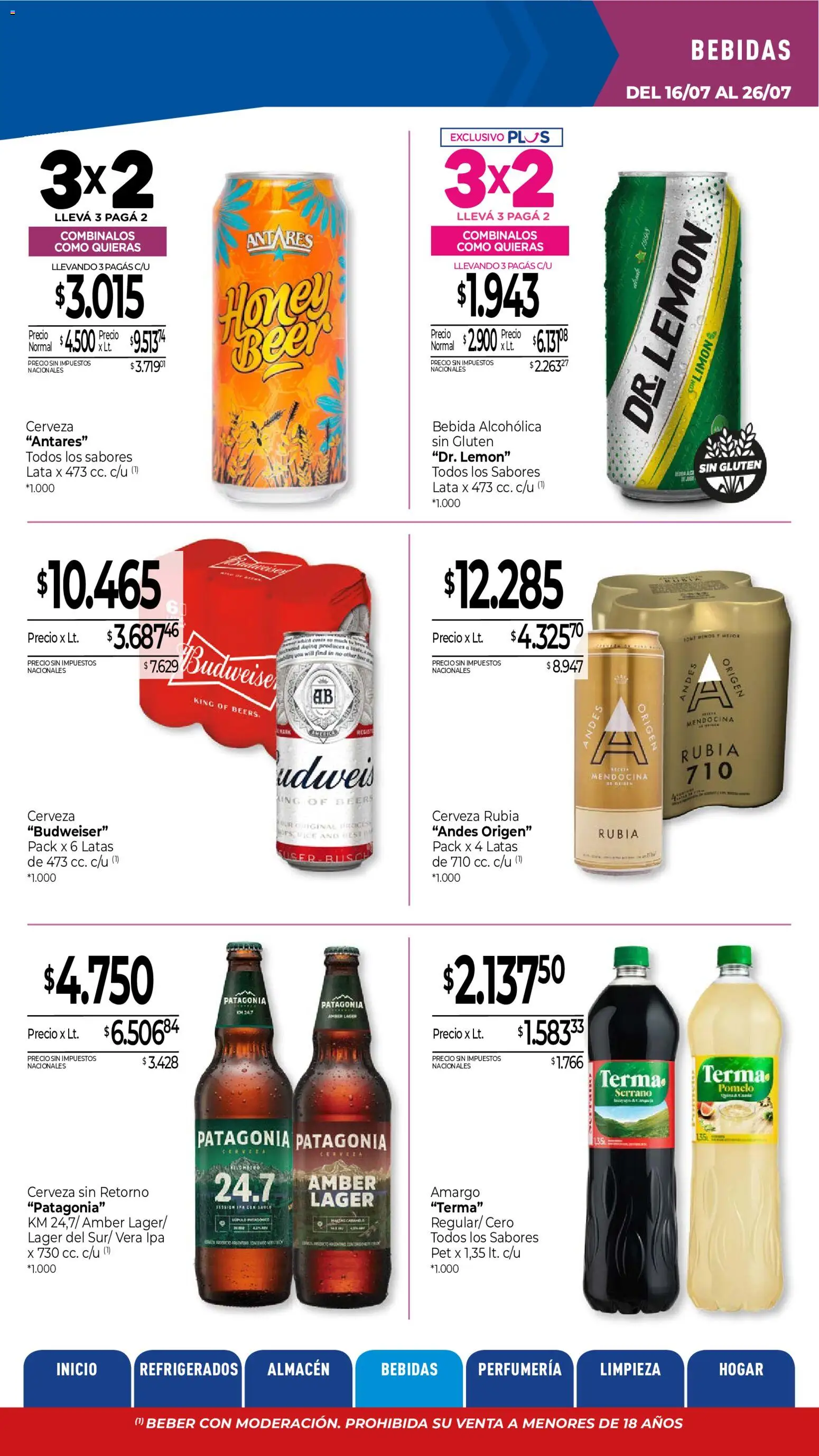 Vista previa del folleto de la tienda La Anonima válido desde el 16/07/2026 