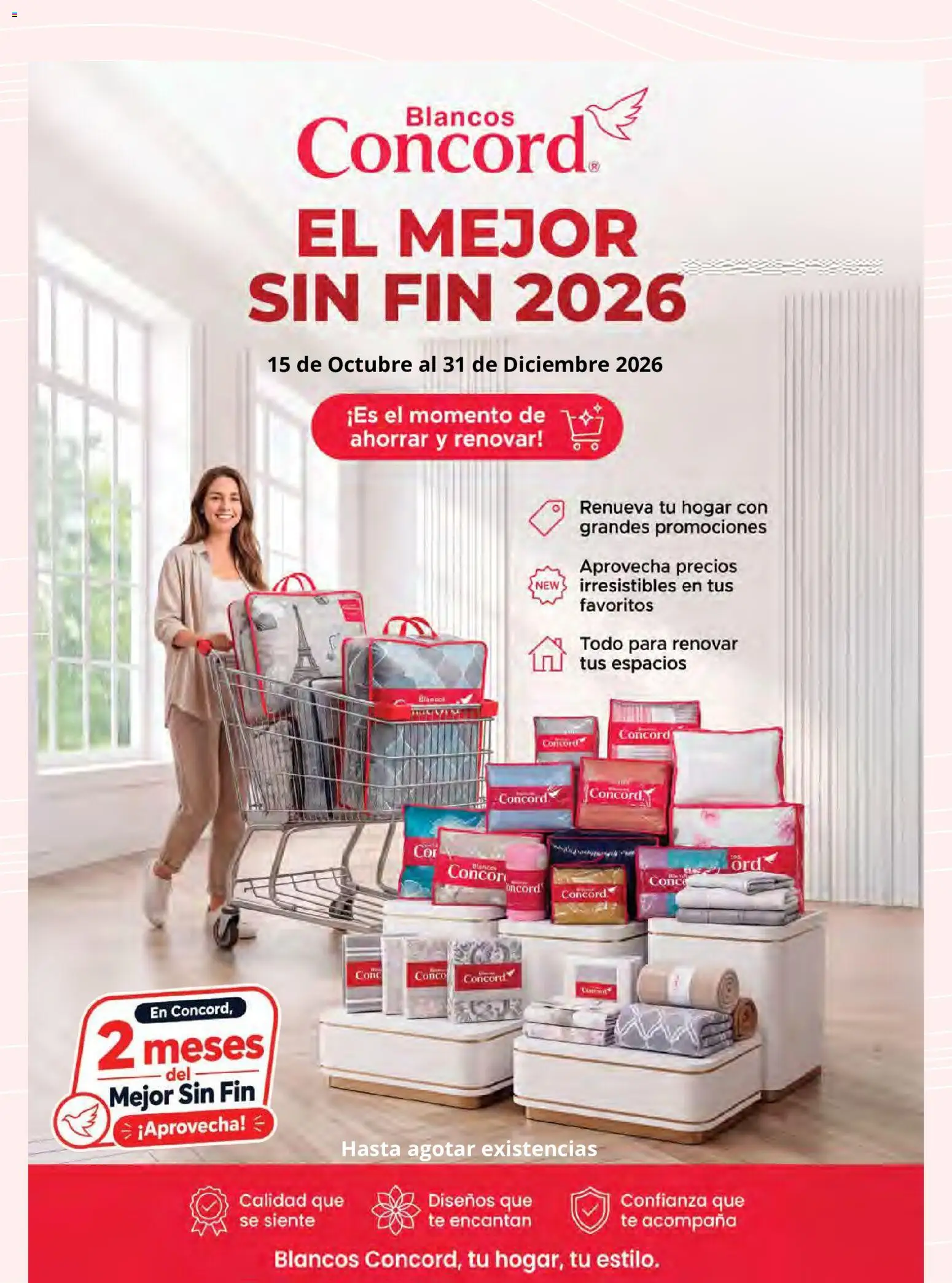 Vista previa las ofertas de la tienda Colchas Concord - Colchas Concord catálogo desde el 15/10/2026 