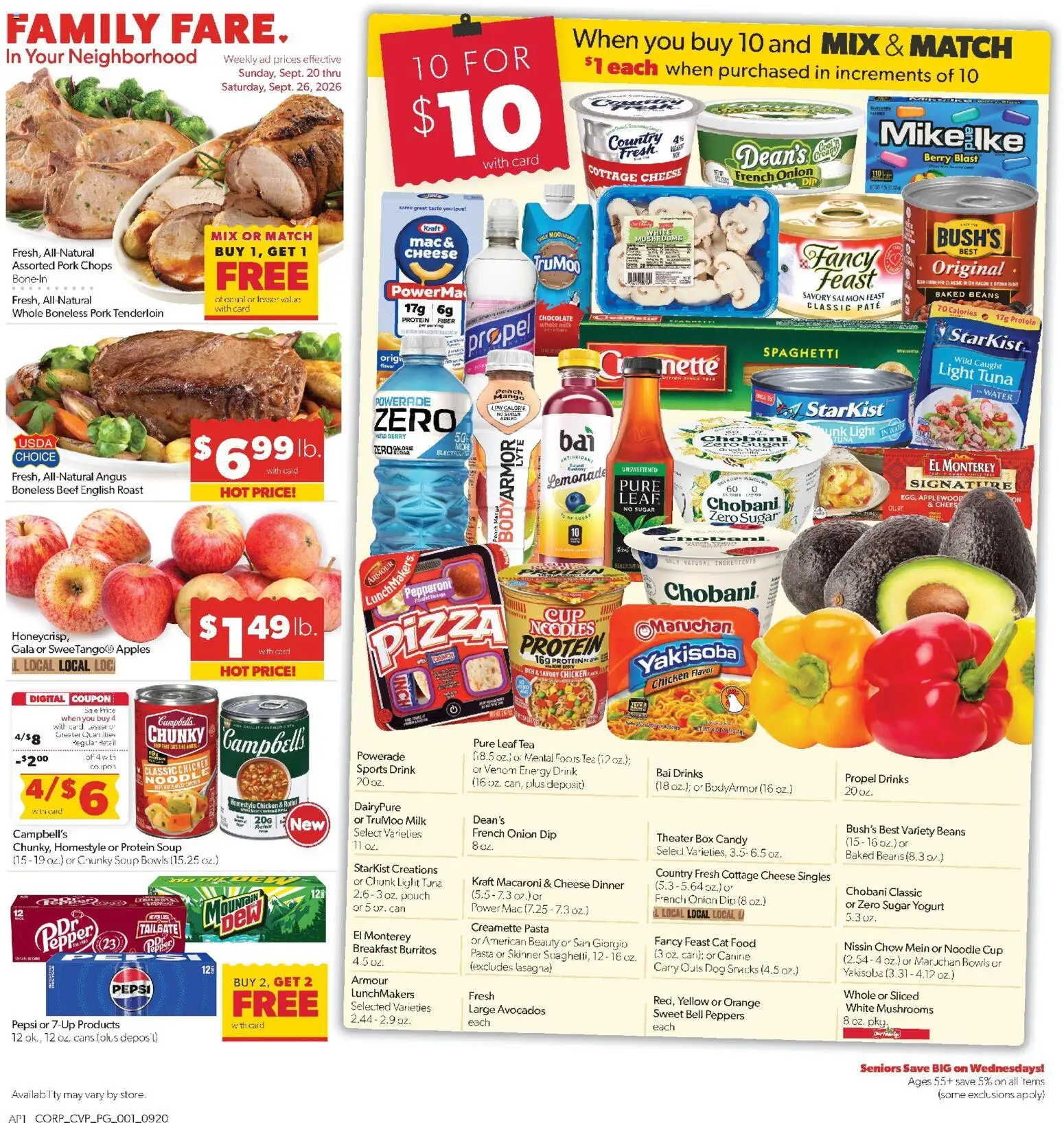 Ad Preview of Family Fare Family Fare Weekly Ad from 09/20/2026