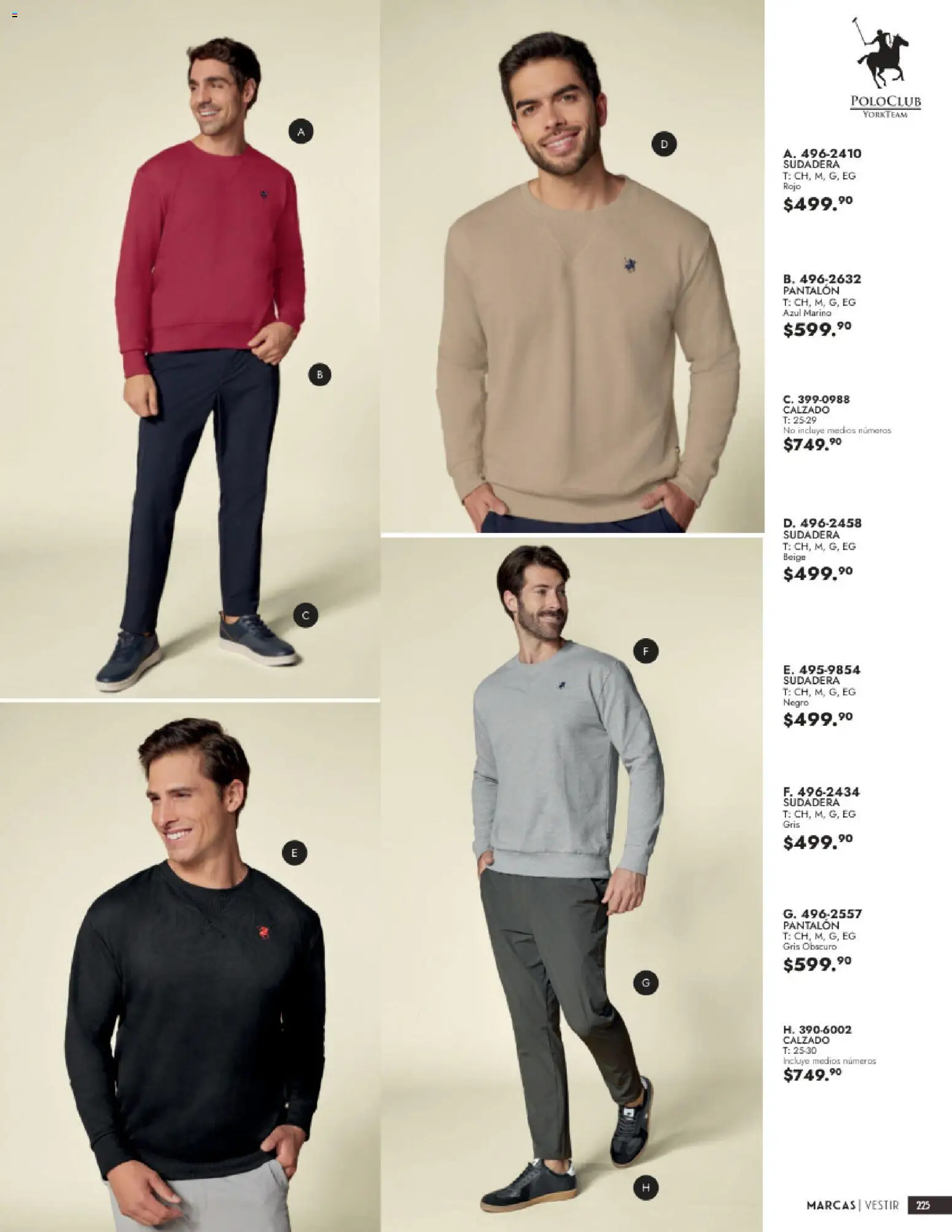 Vista previa las ofertas de la tienda Andrea - Andrea catálogo Vestir Caballero desde el 23/08/2026 